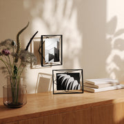 UMBRA - Prisma Picture Frame | Modern Geometric Photo Frame Home & Kitchen Chrome 8x10" (20x25 cm)