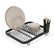 UMBRA - Sinkin Dish Rack | Compact Over - Sink Drying Rack for Kitchen Counters Home & Kitchen Black