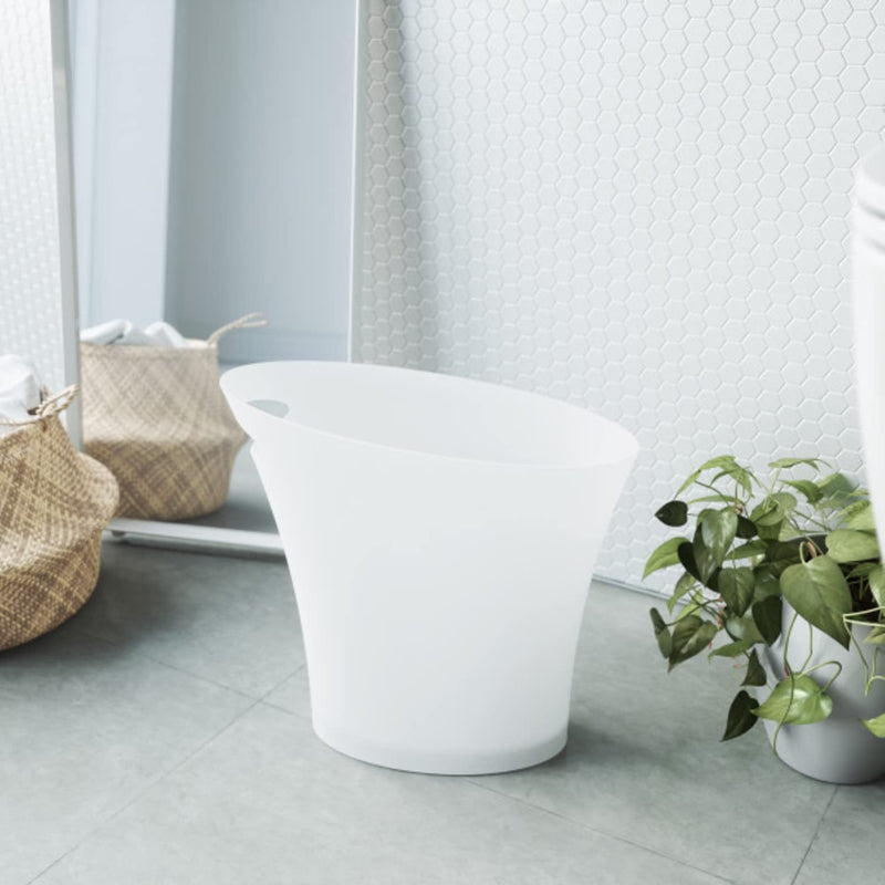 UMBRA - Skinny Trash Can | Slim Space - Saving Waste Bin for Home and Office Home & Kitchen Black