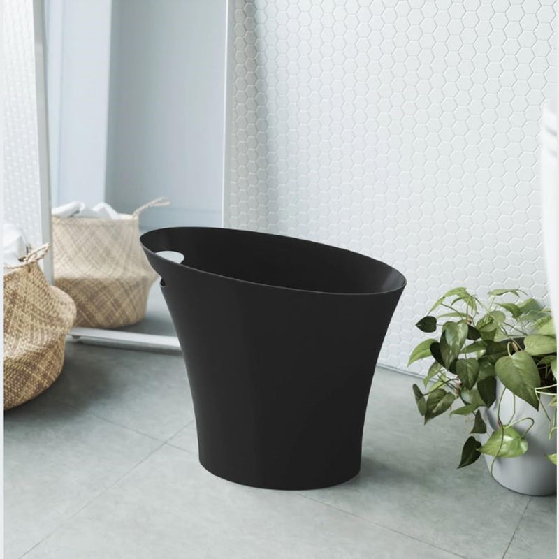 UMBRA - Skinny Trash Can | Slim Space - Saving Waste Bin for Home and Office Home & Kitchen Black