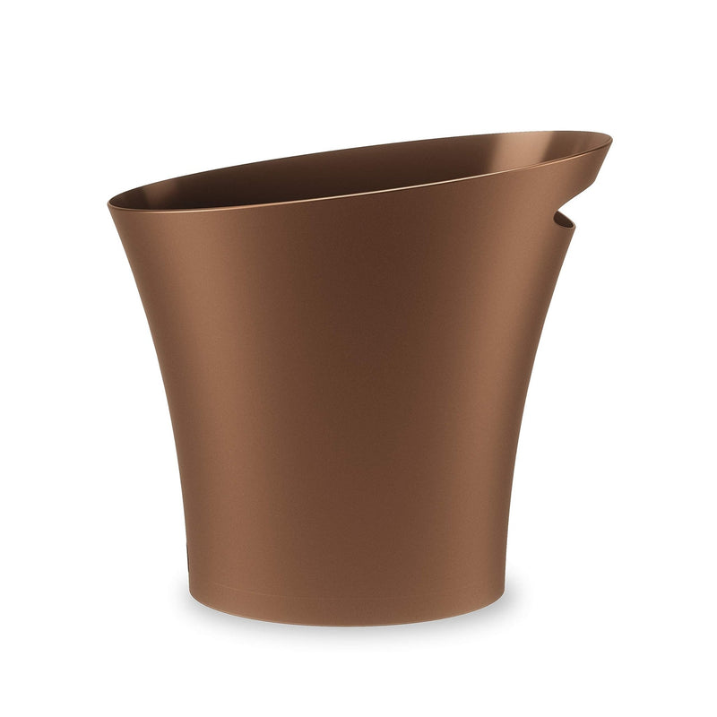 UMBRA - Skinny Trash Can | Slim Space - Saving Waste Bin for Home and Office Home & Kitchen Bronze