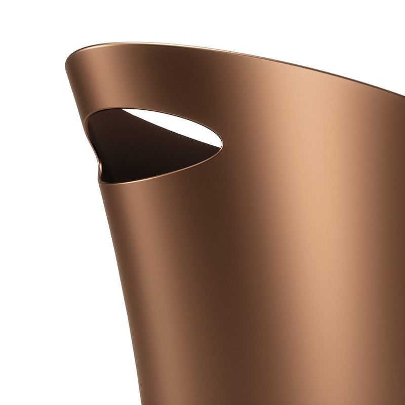 UMBRA - Skinny Trash Can | Slim Space - Saving Waste Bin for Home and Office Home & Kitchen Bronze