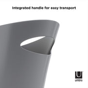 UMBRA - Skinny Trash Can | Slim Space - Saving Waste Bin for Home and Office Home & Kitchen Charcoal