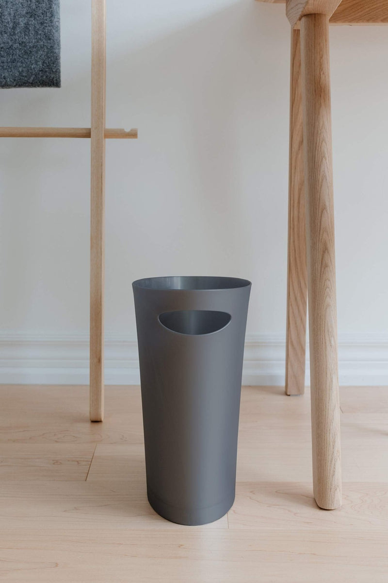 UMBRA - Skinny Trash Can | Slim Space - Saving Waste Bin for Home and Office Home & Kitchen Charcoal