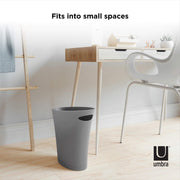 UMBRA - Skinny Trash Can | Slim Space - Saving Waste Bin for Home and Office Home & Kitchen Charcoal