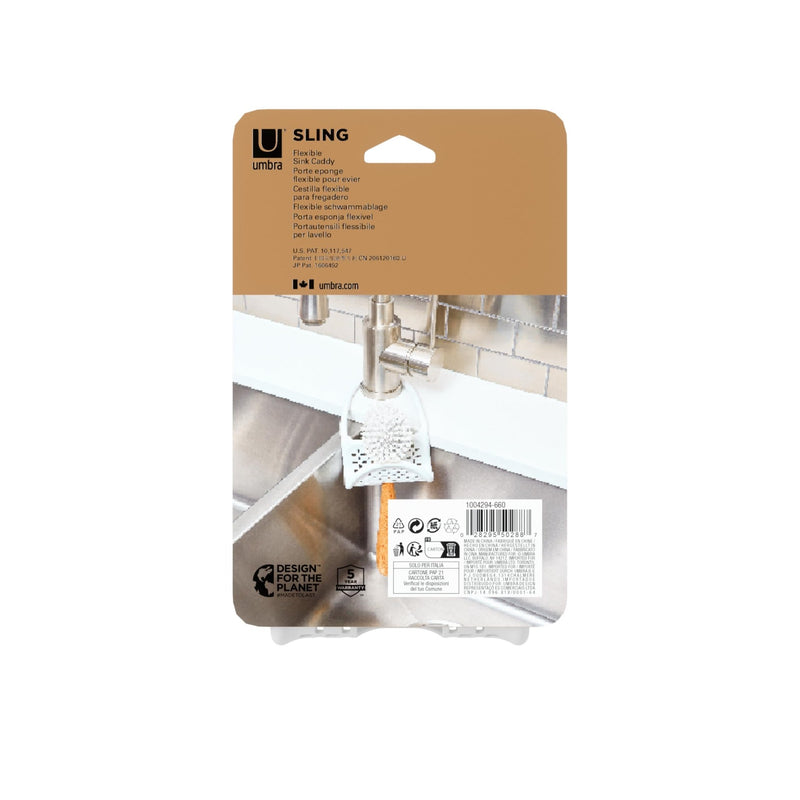 UMBRA - Sling Sink Caddy Home & Kitchen White