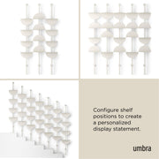 UMBRA - Solis Adjustable Standing Shelf Home & Kitchen Black