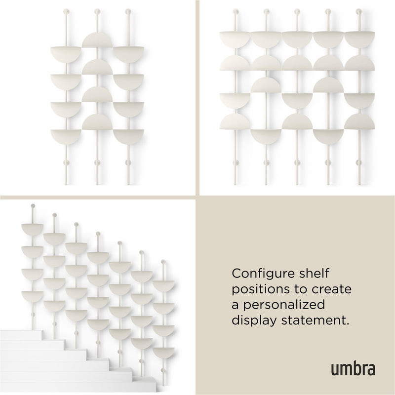 UMBRA - Solis Adjustable Standing Shelf Home & Kitchen Black