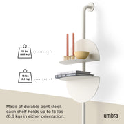 UMBRA - Solis Adjustable Standing Shelf Home & Kitchen Black