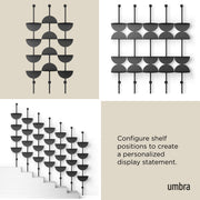 UMBRA - Solis Adjustable Standing Shelf Home & Kitchen Black