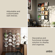 UMBRA - Solis Adjustable Standing Shelf Home & Kitchen Black