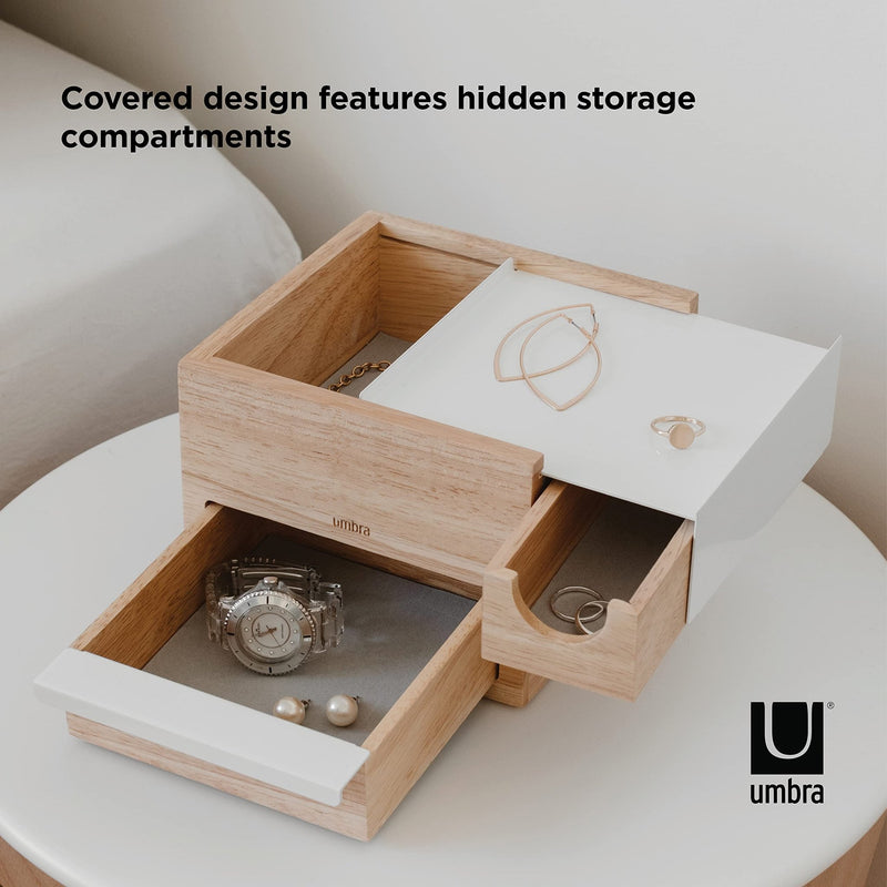 UMBRA - Stowit Mini Storage Box Home & Kitchen White - Natural