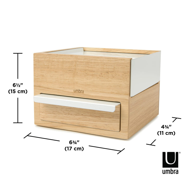UMBRA - Stowit Mini Storage Box Home & Kitchen White - Natural