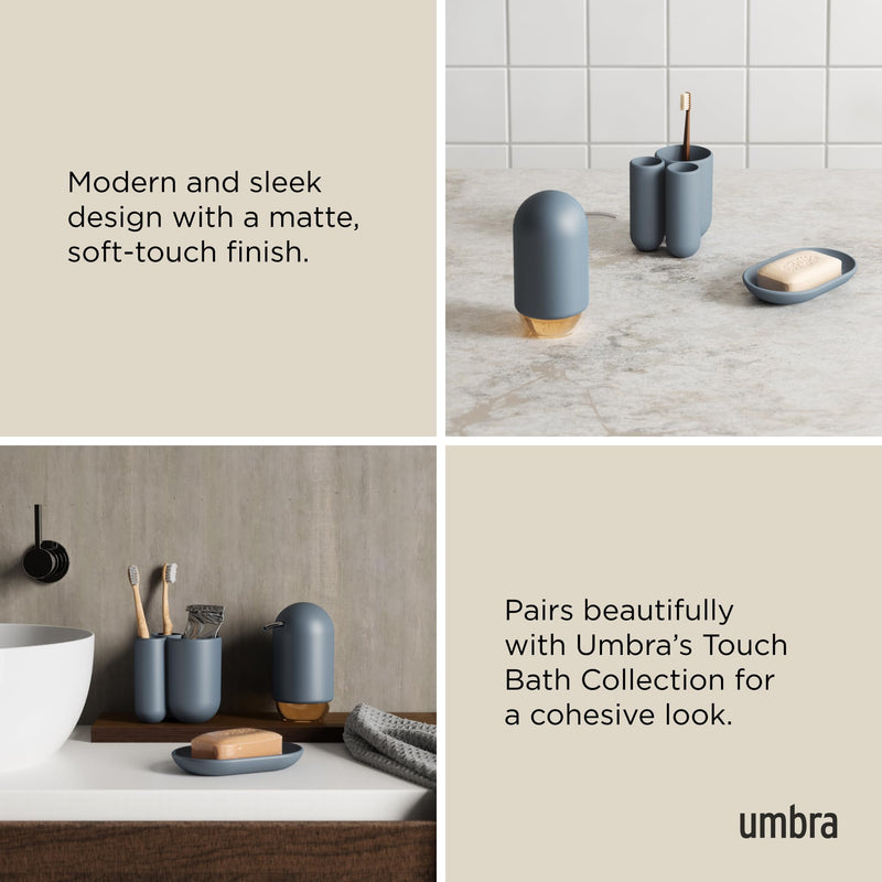 UMBRA - Touch Organizer / Toothbrush Holder Home & Kitchen Slate Blue