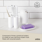 UMBRA - Touch Organizer / Toothbrush Holder Home & Kitchen White