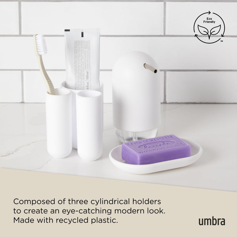 UMBRA - Touch Organizer / Toothbrush Holder Home & Kitchen White