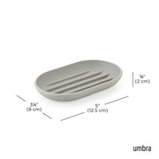 UMBRA - Touch - Soap Dish | Bathroom Countertop Soap Tray and Draining Dish Home & Kitchen Grey