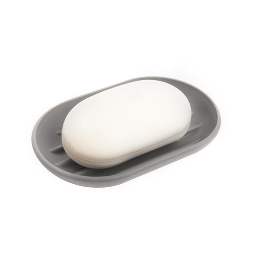 UMBRA - Touch - Soap Dish | Bathroom Countertop Soap Tray and Draining Dish Home & Kitchen Grey