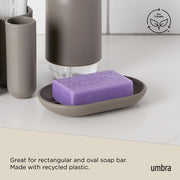 UMBRA - Touch - Soap Dish | Bathroom Countertop Soap Tray and Draining Dish Home & Kitchen Grey