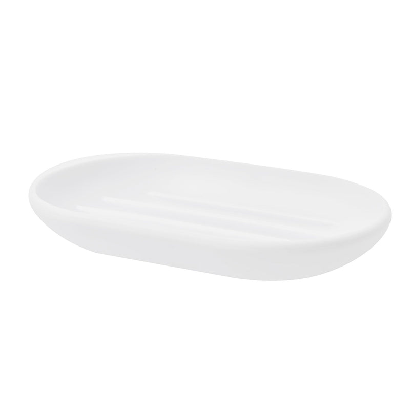 UMBRA - Touch - Soap Dish | Bathroom Countertop Soap Tray and Draining Dish Home & Kitchen White