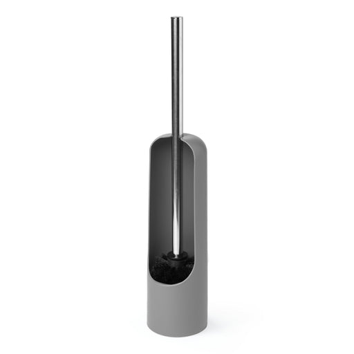 UMBRA - Touch Toilet Brush | Modern Compact Bathroom Brush with Holder & Stand Home & Kitchen Grey