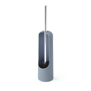 UMBRA - Touch Toilet Brush | Modern Compact Bathroom Brush with Holder & Stand Home & Kitchen Slate Blue