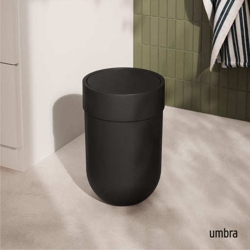 UMBRA - Touch Trash Can | Modern Waste Bin for Home, Kitchen & Office Use Home & Kitchen Black