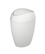 UMBRA - Twirla Trash Can | Modern Rotating Waste Bin for Home and Office Use Home & Kitchen Metallic - White