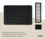 UMBRA - UDry Ultra Drying Rack with Mat - Black Home & Kitchen