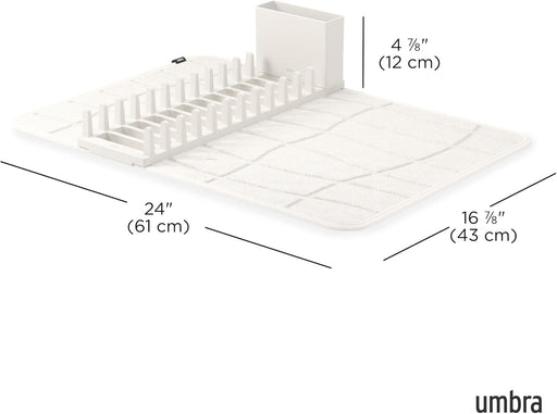 UMBRA - UDry Ultra Drying Rack with Mat - Sand Home & Kitchen