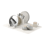 UMBRA - UDry Ultra Drying Rack with Mat - Sand Home & Kitchen