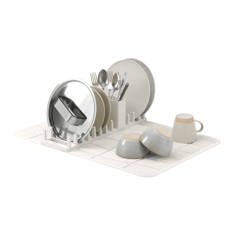 UMBRA - UDry Ultra Drying Rack with Mat - Sand Home & Kitchen