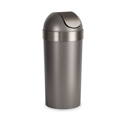 UMBRA - Venti Trash Can | Modern Ventilated Waste Bin Home & Kitchen Pewter