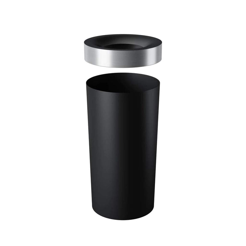 UMBRA - Vento Trash Can | Modern Waste Bin for Home, Bathroom and Office Spaces Home & Kitchen Black
