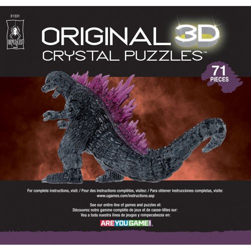 University Games - Godzilla - Ultra DLX 3D Crystal Puzzle Toys & Games