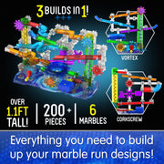 University Games - Techno Gears Marble Mania - Twintwister MAX (200+ PCS) Toys & Games