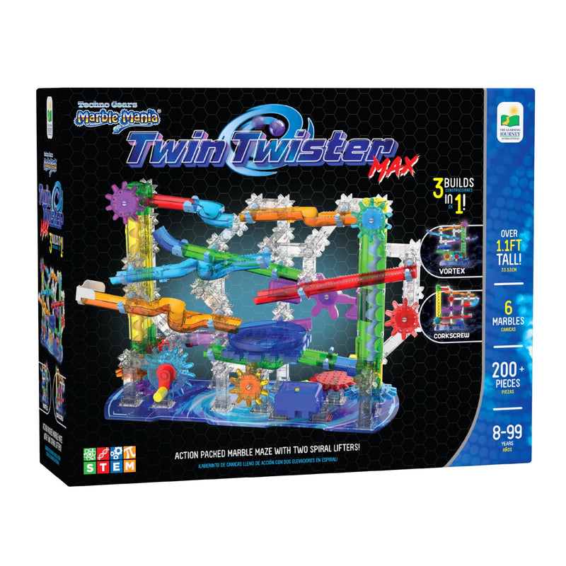University Games - Techno Gears Marble Mania - Twintwister MAX (200+ PCS) Toys & Games