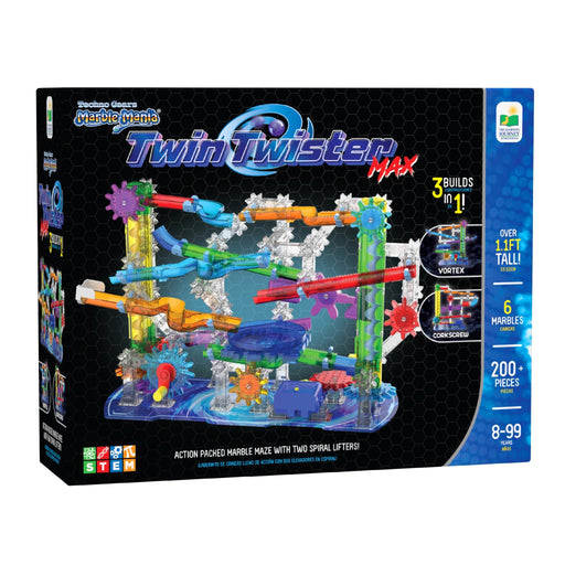 University Games - Techno Gears Marble Mania - Twintwister MAX (200+ PCS) Toys & Games