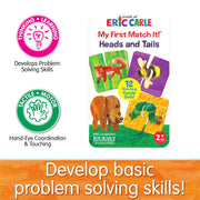 University Games - World OF Eric Carle - MY First Match IT! - TIN - Heads and Tails Toys & Games