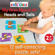 University Games - World OF Eric Carle - MY First Match IT! - TIN - Heads and Tails Toys & Games