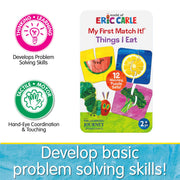 University Games - World OF Eric Carle - MY First Match IT! - TIN - Things I EAT Toys & Games