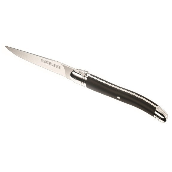 Laguiole - Premium Steak Knife Black Handle, Set of 6