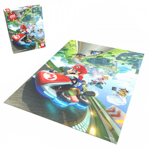 USAopoly - Puzzle - 1000PC Mario Kart - "Anti - Gravity" Toys & Games