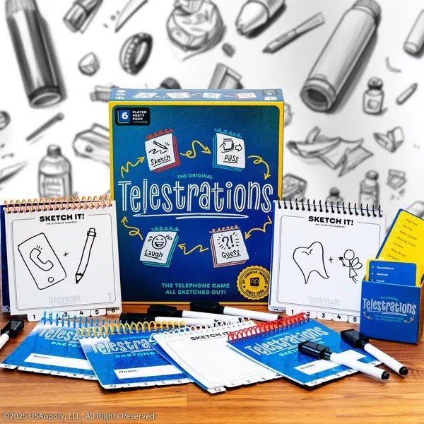 USAopoly - Telestrations | 6 Player Game Toys & Games