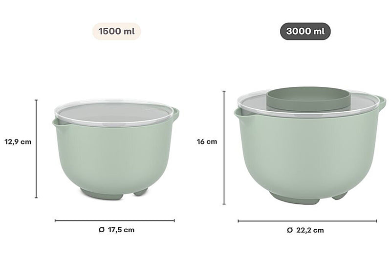 MEPAL - CHEF IT Mixing Bowl with Lid 3000ml / 100oz