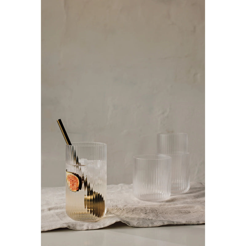 Heirloom - Tumbler 17oz Fluted Clear