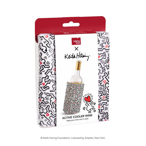 VACUVIN - Active Cooler Wine Sleeve Keith Haring Home & Kitchen