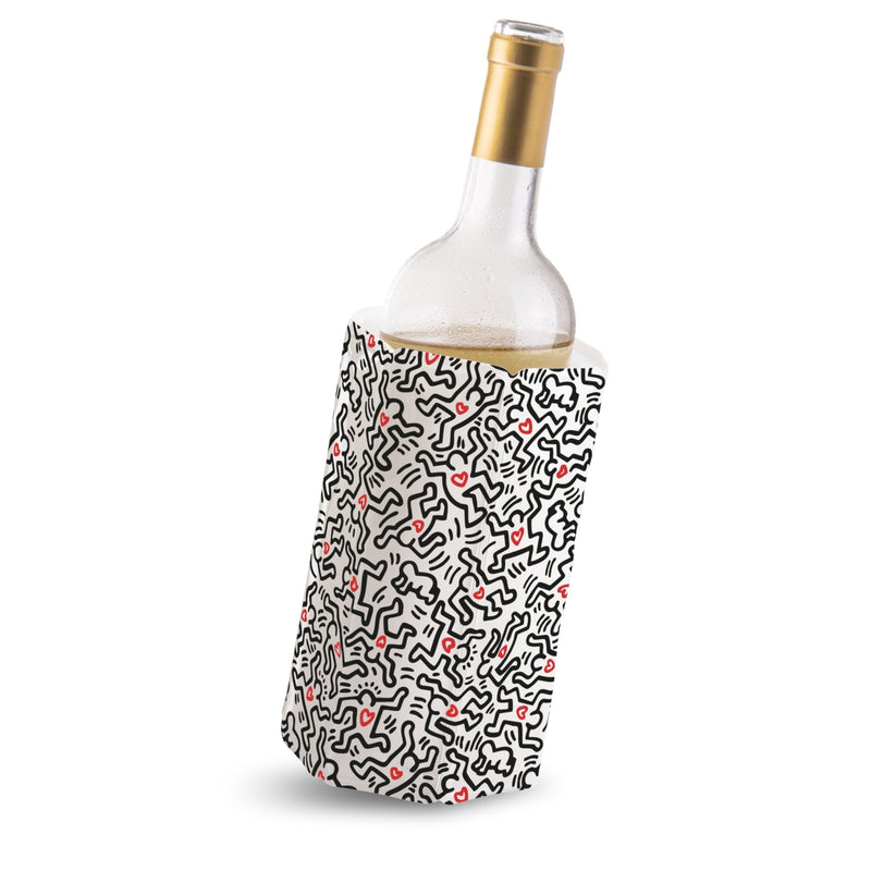 VACUVIN - Active Cooler Wine Sleeve Keith Haring Home & Kitchen
