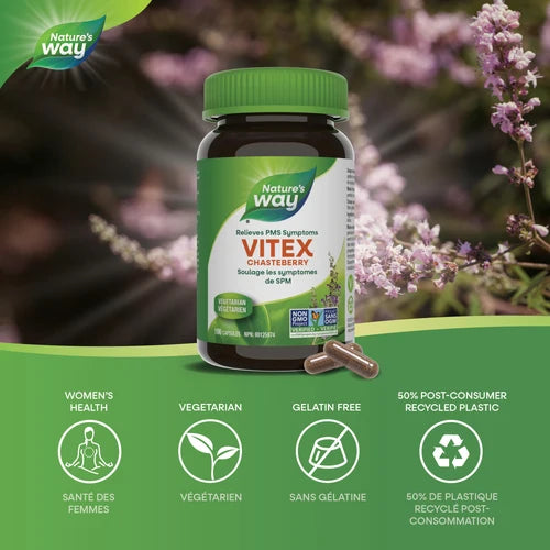 Nature's Way - Vitex Chasteberry 100 Veg Caps