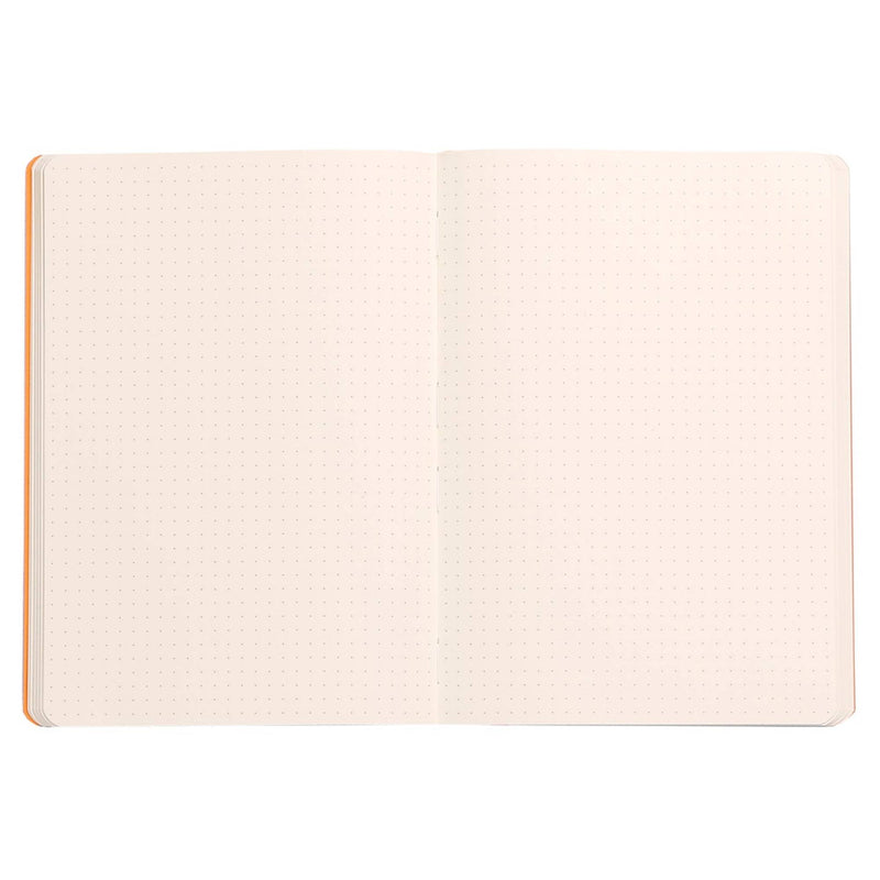 Rhodia - RHODIARAMA - Midnight Blue Dot Grid Softcover Notebook | A5 / 160 pages detail